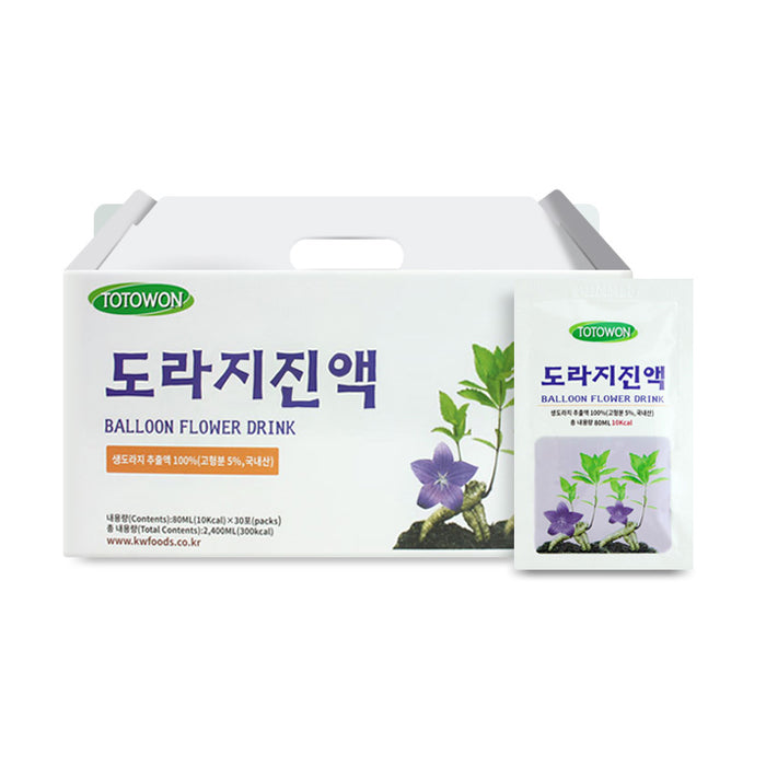 강원푸드 도라지 진액 80ml*30  