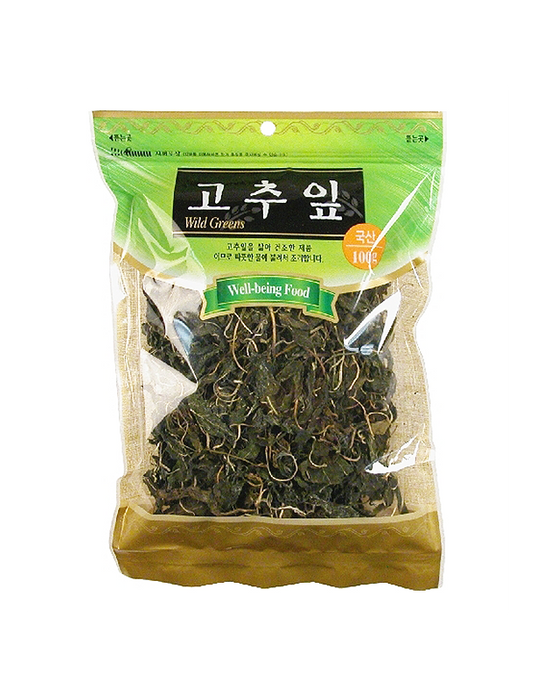 YONGIN DRIED RED PEPPER LEAVES 100G