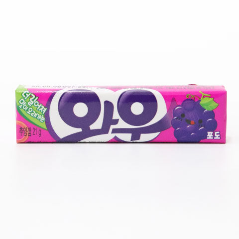 오리온 와우껌 포도 ORION WOW Gum