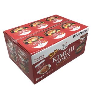 종가집 김치라면 컵 85G*6 JONGGA KIMCHI RAMEN CUP