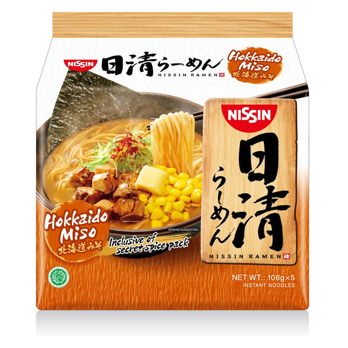 NISSIN RAMEN HOKKAIDO MISO106G*5