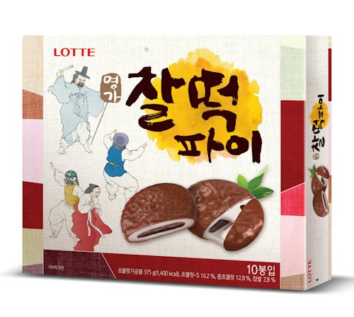 롯데 명가 찰떡파이 37.5g*10 Choc Rice Pie