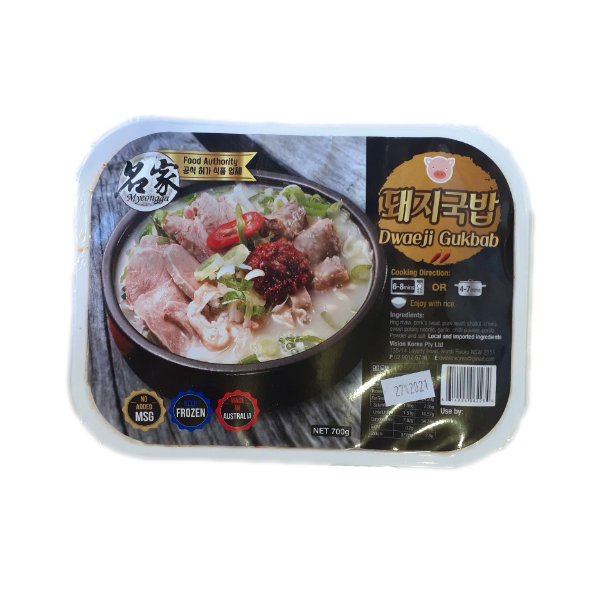 명가 돼지국밥 700g MYUNGGA Pork And Rice Soup