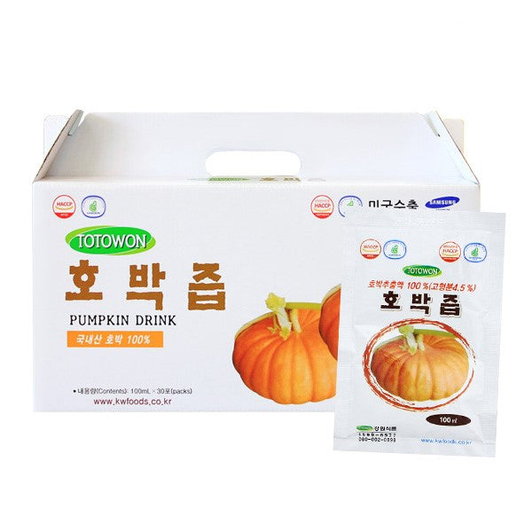 강원푸드 호박즙 100ml*30 Pumpkin juice