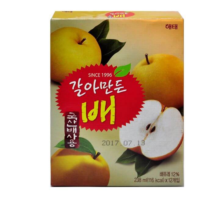 해태 갈아만든배 238ML*12 HT PEAR DRINK