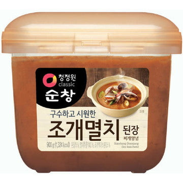 CHEONGJUNGONE CLAM ANCHOVY SOYBEAN PASTE 900G