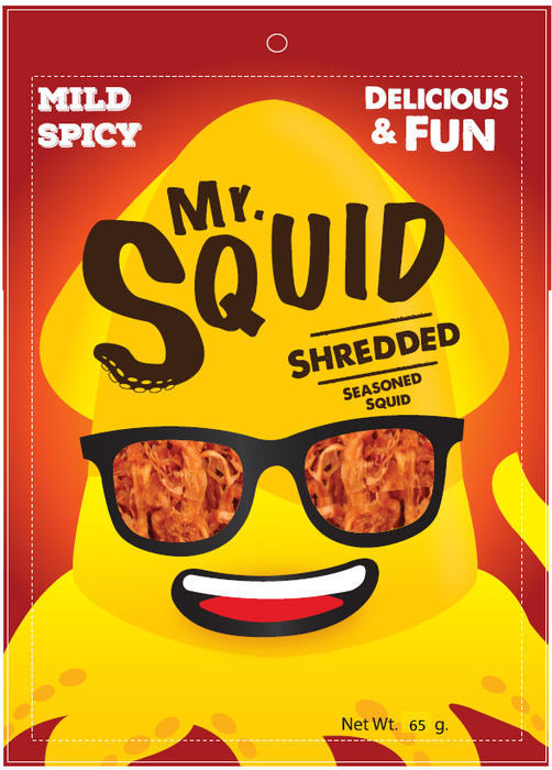 MR SQUID SHREDDED SQUID MILD SPICY 65G