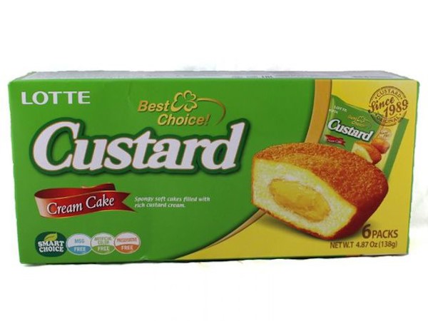 LOTTE CUSTARD CREAM CAKE 138G