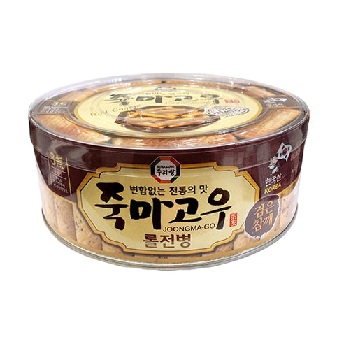 수라상 죽마고우검은참깨전병365G Black Sesame Cookie