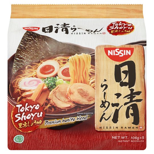 NISSIN RAMEN TOKYO SHOYU 106G*5