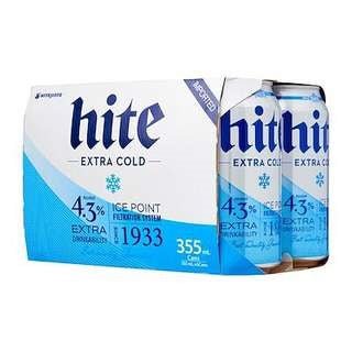 HITE BEER CAN 355ML*6P