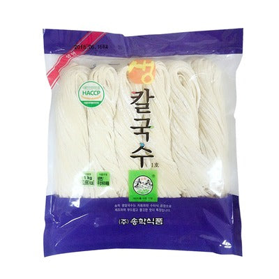 송학 생칼국수 1kg Chopped Noodles