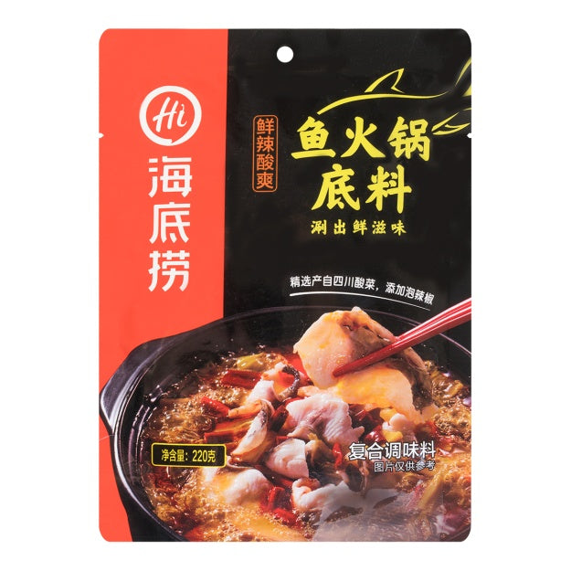 SOUR AND SPICY FISH HOTPOT 220G