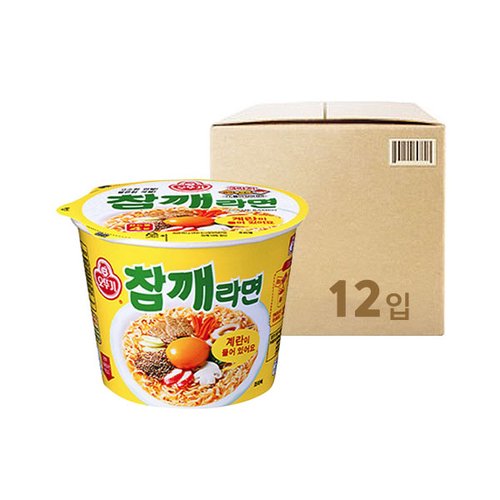 OTTOGI SESAME RAMEN BIG BOWL 110G*12