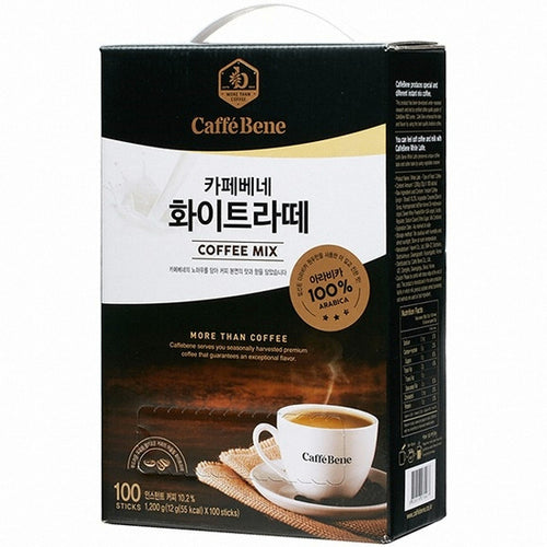 CAFFEBENNE WHITE LATTE COFFEE MIX 12G*100