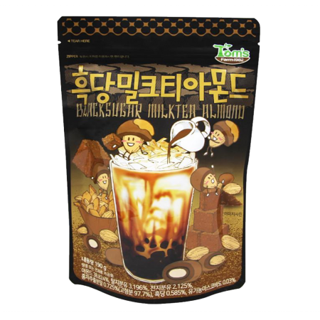 GILIM BLACK SUGAR MILK TEA ALMOND190G