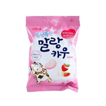 롯데 말랑카우 딸기 158g LOTTE Strawberry Milk Jelly