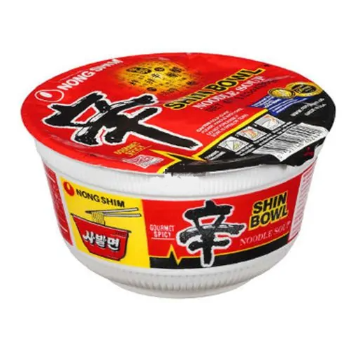 농심 신라면 중사발86G 6P SHINRAMYUN BOWL