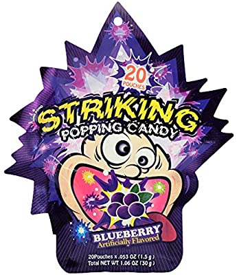 YUHIN BLUE BERRY POPPING CANDY 30G