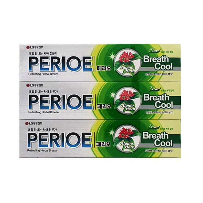 LG PERIOE BREATH CARE TOOTHPASTE 160G*3 — Happy Mart