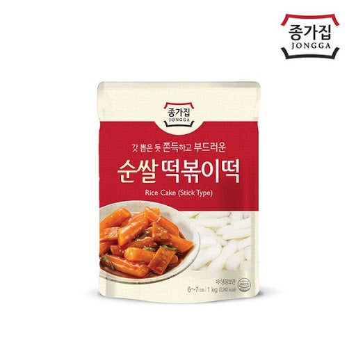 종가집 순쌀 떡볶이떡 1KG JONGGAJIP Rice TTeokboki